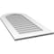 Ekena Millwork Round Top Surface Mount PVC Gable Vent: Non-Functional, w/ 3-1/2"W x 1"P Standard Frame, 20"W x 42"H GVPRT20X4201SN - alternate 4